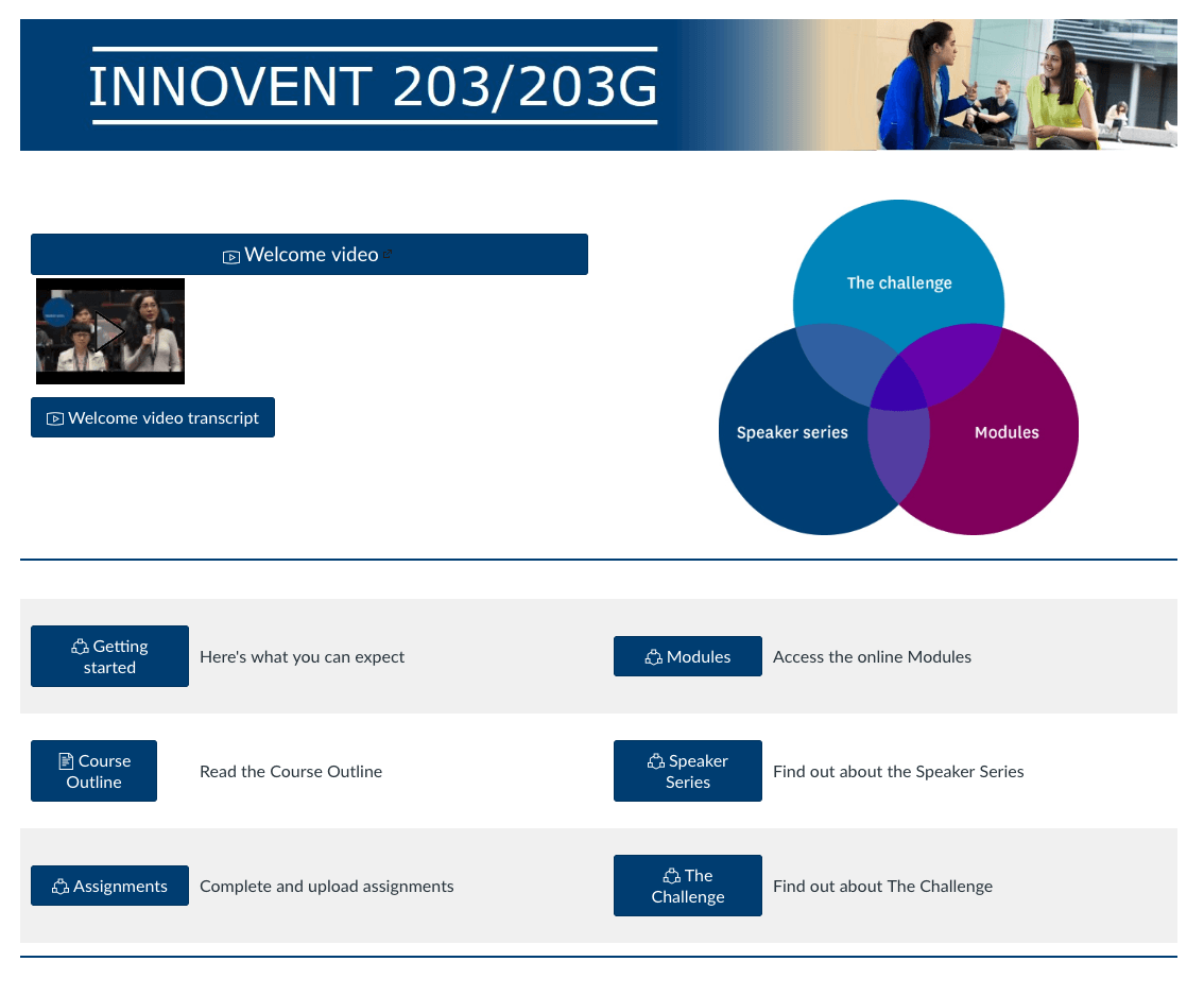 INNOVENT 203 homepage
